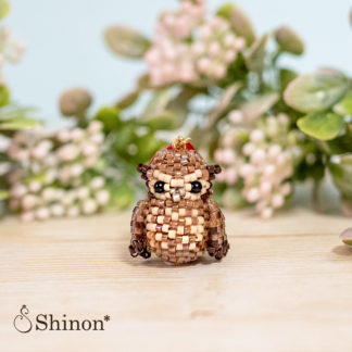 Happy♡Birdストラップ(ミミズク)