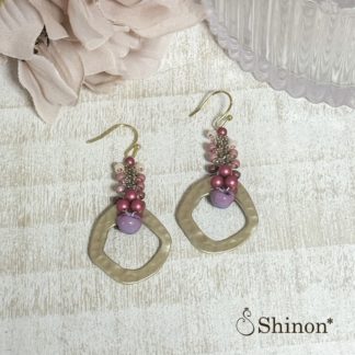 プランタン ピンク ピアス(イヤリング)