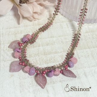 プランタン ピンク ネックレス